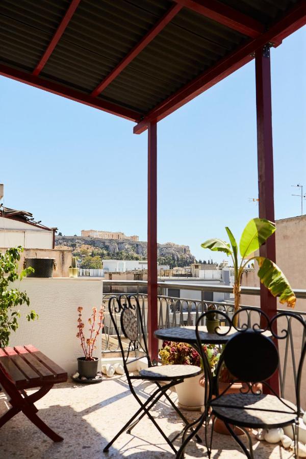 Mosaics Athens Central Studio With Acropolis View Buitenkant foto
